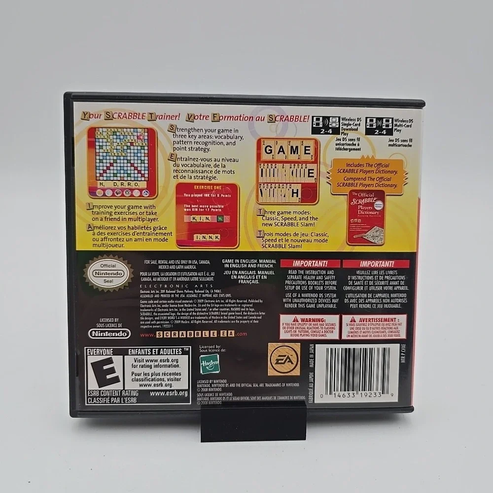 Scrabble‎ Nintendo DS Authentic Tested Complete in Box